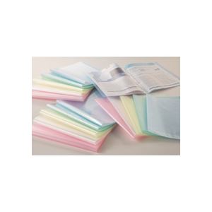 （まとめ） TANOSEE クリアファイル A4タテ 20ポケット 背幅14mm クリア 1冊 【×40セット】