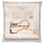 （まとめ） TANOSEE シュレッダーバッグ 耳付 半透明 Lサイズ 0.03mm厚 1パック（10枚） 【×5セット】