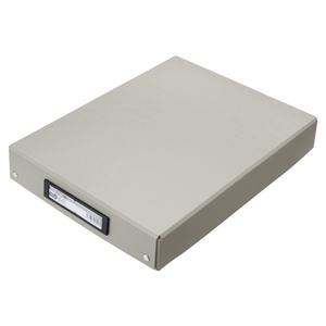 （まとめ） TANOSEE デスクトレー A4 グレー 1個 【×10セット】