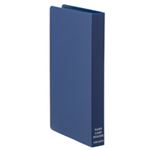 （まとめ） TANOSEE ネームカードホルダー コンパクト 120名用 ブルー 1冊 【×20セット】