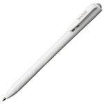 （まとめ） TANOSEE ノック式油性ボールペン 0.7mm 黒 （軸色 白） 1箱（10本） 【×20セット】