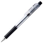 （まとめ） TANOSEE ノック式油性ボールペン ロング芯タイプ 0.7mm 黒 1本 【×60セット】