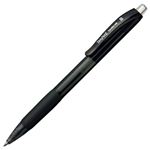 （まとめ） TANOSEE ノック式油性ボールペン（なめらかインク） 0.5mm 黒 1本 【×60セット】