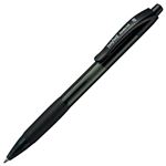 （まとめ） TANOSEE ノック式油性ボールペン（なめらかインク） 0.7mm 黒 1本 【×60セット】