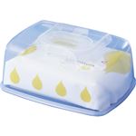 （まとめ） TANOSEE ノンアルコール除菌ウェットティッシュ ワンプッシュケース付 1パック（80枚） 【×10セット】