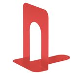 （まとめ） TANOSEE ブックエンド T型 大 コーラルレッド 1組（2枚） 【×10セット】