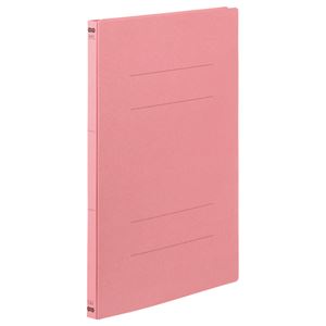 （まとめ） TANOSEE フラットファイル（NS） A4タテ 150枚収容 背幅18mm ピンク 1パック（3冊） 【×40セット】