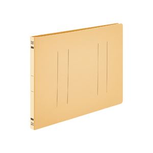 （まとめ） TANOSEE フラットファイルE A4ヨコ 150枚収容 背幅18mm イエロー 1パック（10冊） 【×10セット】
