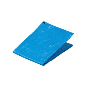 （まとめ） TANOSEE ブルーシート#1200 プラハトメ 1800×2700mm 1枚 【×15セット】