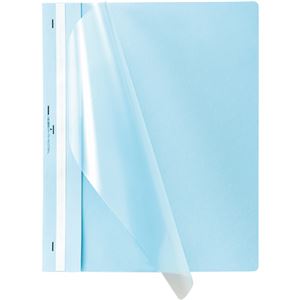 （まとめ） TANOSEE プレゼンテーションファイル スタンダード A4タテ 50枚収容 ブルー 1パック（5冊） 【×15セット】