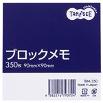（まとめ） TANOSEE ブロックメモ 90×90mm 1冊 【×40セット】