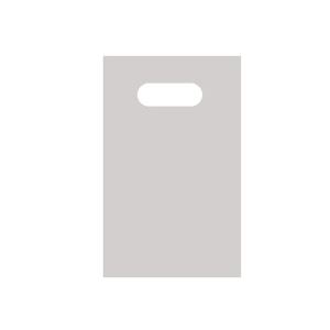 （まとめ） TANOSEE ポリエチレン手提げ袋 小判抜き ソフトタイプ SS ヨコ160×タテ250×厚さ0.04mm シルバー 1パック（50枚） 【×15セット】