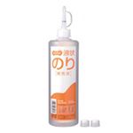 （まとめ） TANOSEE 液状のり 補充用 500ml 交換スポンジキャップ2個付 1本 【×10セット】