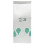 （まとめ） TANOSEE 高濃度アルコール除菌ウェットティッシュ ボトル詰替用 1パック（100枚） 【×10セット】