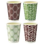 （まとめ） TANOSEE 断熱レリーフカップ 和-Taste 273ml（9オンス） 1パック（50個） 【×5セット】