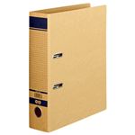 （まとめ） TANOSEE 保存用レバーアーチ式ファイル A4タテ 2穴 580枚収容 背幅77mm 1冊 【×10セット】
