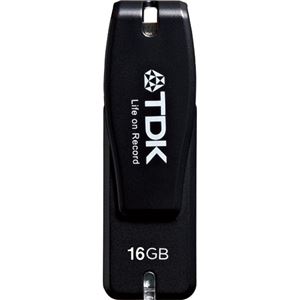 （まとめ） TDK Nano Drive 16GB ブラック UFD16GE-NPBK-T 1個 【×2セット】