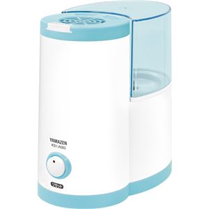 （まとめ） YAMAZEN スチーム式加湿器 6畳用 ミントブルー KS1-A083（A） 1台 【×2セット】