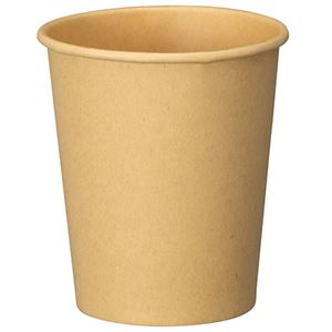 （まとめ） アートナップ 未晒し紙コップ 150ml（5オンス） PS-203 1パック（100個） 【×10セット】