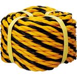 （まとめ） アイネット 標識ロープ 約10mm×20m PC0333 1巻 【×5セット】