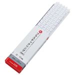 （まとめ） アコ・ブランズ プラスチックリング 直径13mm 白 PR1320A4-WHE 1パック（20本） 【×4セット】