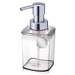 （まとめ） アスベル ディスペンサー AN300 泡タイプ 300ml クリアグレー 1個 【×4セット】