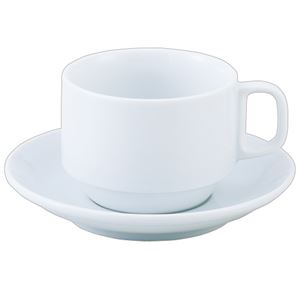（まとめ） いちがま スタッキングコーヒー碗皿 1セット（6客） 【×2セット】