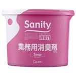 （まとめ） エステー サニティー 業務用消臭剤 タンクタイプ せっけん 本体 500g 1個 【×5セット】