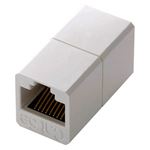 （まとめ） エレコム コンパクトRJ45延長コネクタ カテゴリー5用 LD-RJ45JJ5Y2 1個 【×10セット】