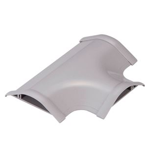 （まとめ） エレコム モール接続ユニット T型分岐 幅30mm用 グレー LD-GAT27／LG 1個 【×15セット】
