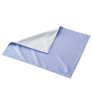 （まとめ） エレコム 液晶用ワンツークロス デスクトップ液晶用 285×230mm ブルー KCT-004BU 1枚 【×10セット】