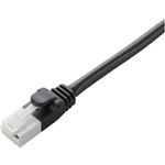 （まとめ） エレコム 爪折れ防止 CAT5E対応 LANケーブル ブラック 1.0m LD-CTT／BK10 1本 【×15セット】