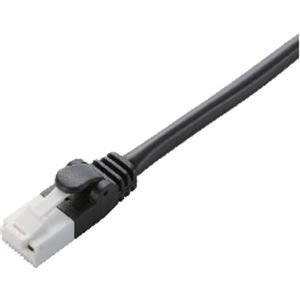 （まとめ） エレコム 爪折れ防止 CAT5E対応 LANケーブル ブラック 3.0m LD-CTT／BK30 1本 【×15セット】