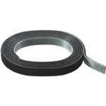 （まとめ） オーム電機 マジックタイ 10mm×1.5m DZ-MR1015／K 1巻 【×15セット】