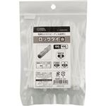 （まとめ） オーム電機 ロックタイ 100mm 白 LT-100W100WH 1袋（100本） 【×20セット】