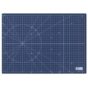 （まとめ） オルファ ふたつ折りカッターマット A3 ネイビー （文具専用） 223BSNV 1枚 【×2セット】