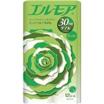 （まとめ） カミ商事 エルモア 花の香り ダブル 芯あり 30m 1パック（12ロール） 【×10セット】
