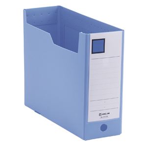 （まとめ） キングジム GボックスPP A4ヨコ 収納幅100mm 青 4633N 1冊 【×15セット】