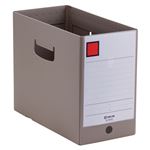 （まとめ） キングジム GボックスPP A4ヨコ 収納幅150mm グレー 4635N 1冊 【×10セット】