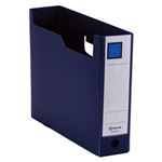 （まとめ） キングジム GボックスPP A4ヨコ 収納幅75mm ネイビー 4631N 1冊 【×20セット】
