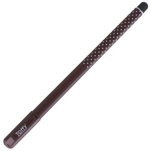 （まとめ） キングジム Toffyタッチペン＆ボールペン チャコールブラウン 9245TFチヤ 1本 【×10セット】