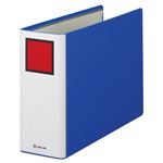 （まとめ） キングファイル スーパードッチ A4ヨコ 800枚収容 背幅96mm 青 1488 1冊 【×5セット】