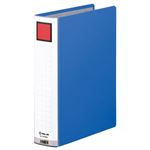 （まとめ） キングファイル スーパードッチ GXシリーズ A4タテ 500枚収容 背幅66mm 青 1475GX 1冊 【×10セット】