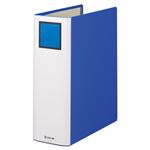 （まとめ） キングファイル ニュードッチ A4タテ 800枚収容 背幅105mm 青 1278N 1冊 【×5セット】
