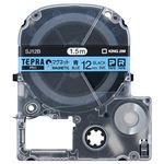 （まとめ） キングジム テプラ PRO テープカートリッジ マグネットテープ 12mm 青／黒文字 SJ12B 1個 【×4セット】