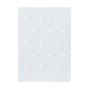 （まとめ） キングジム 名刺ホルダー台紙 A4タテ 2穴 両面18ポケット タテ入れ グレー 88DN 1パック（10枚） 【×10セット】