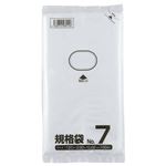 （まとめ） クラフトマン 規格袋 7号 ヨコ120×タテ230×厚み0.02mm HKT-019 1パック（100枚） 【×50セット】