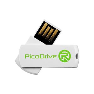 （まとめ） グリーンハウス USBメモリー ピコドライブ R 4GB GH-UFD4GRM 1個 【×5セット】