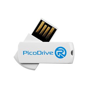 （まとめ） グリーンハウス USBメモリー ピコドライブ R 8GB GH-UFD8GRM 1個 【×4セット】