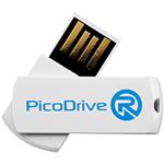 （まとめ） グリーンハウス USBメモリー ピコドライブ R 8GB GH-UFD8GRM 1個 【×4セット】